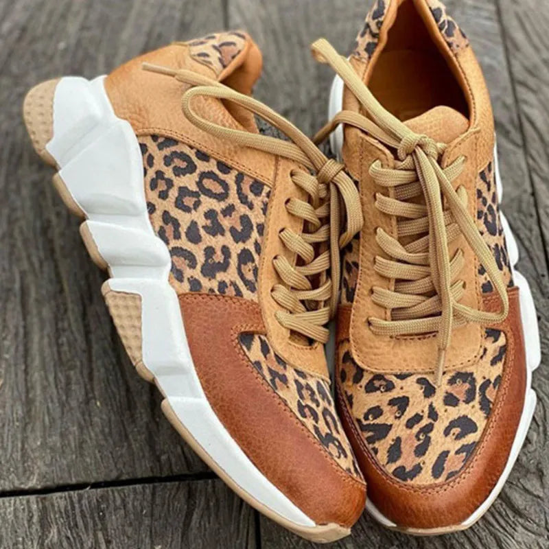 Crizzy | Comfortable Leopard Sneakers