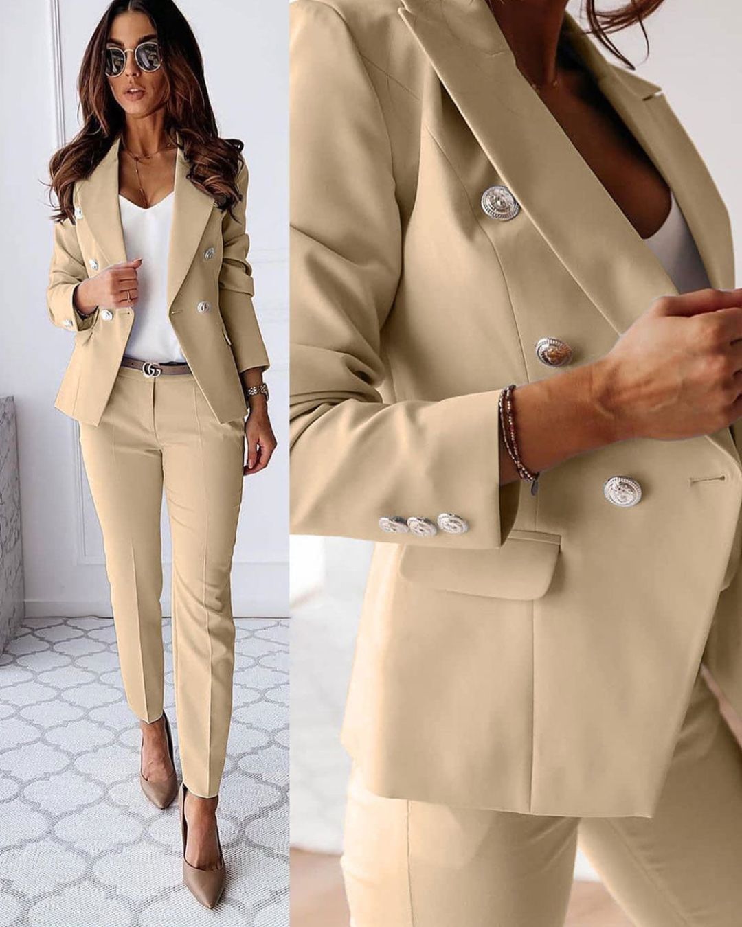 Baylie | Sophisticated Double-Breasted Suit