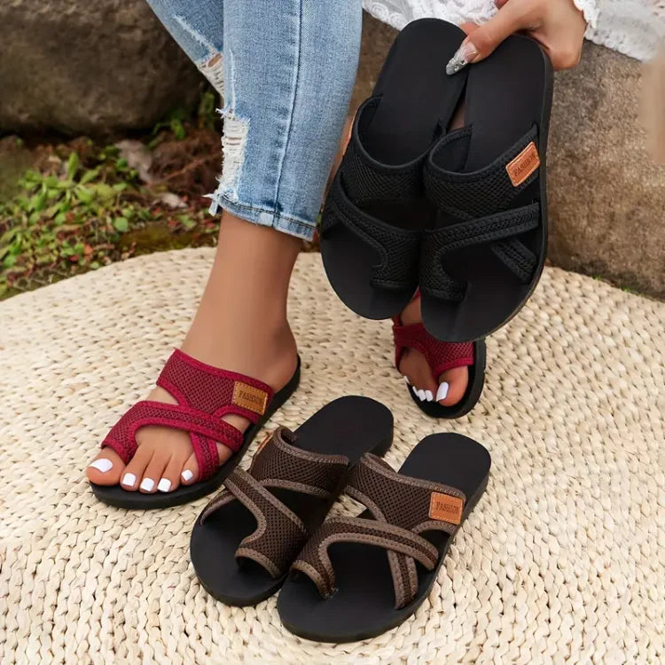 Cassilda | Mesh Slide Sandals