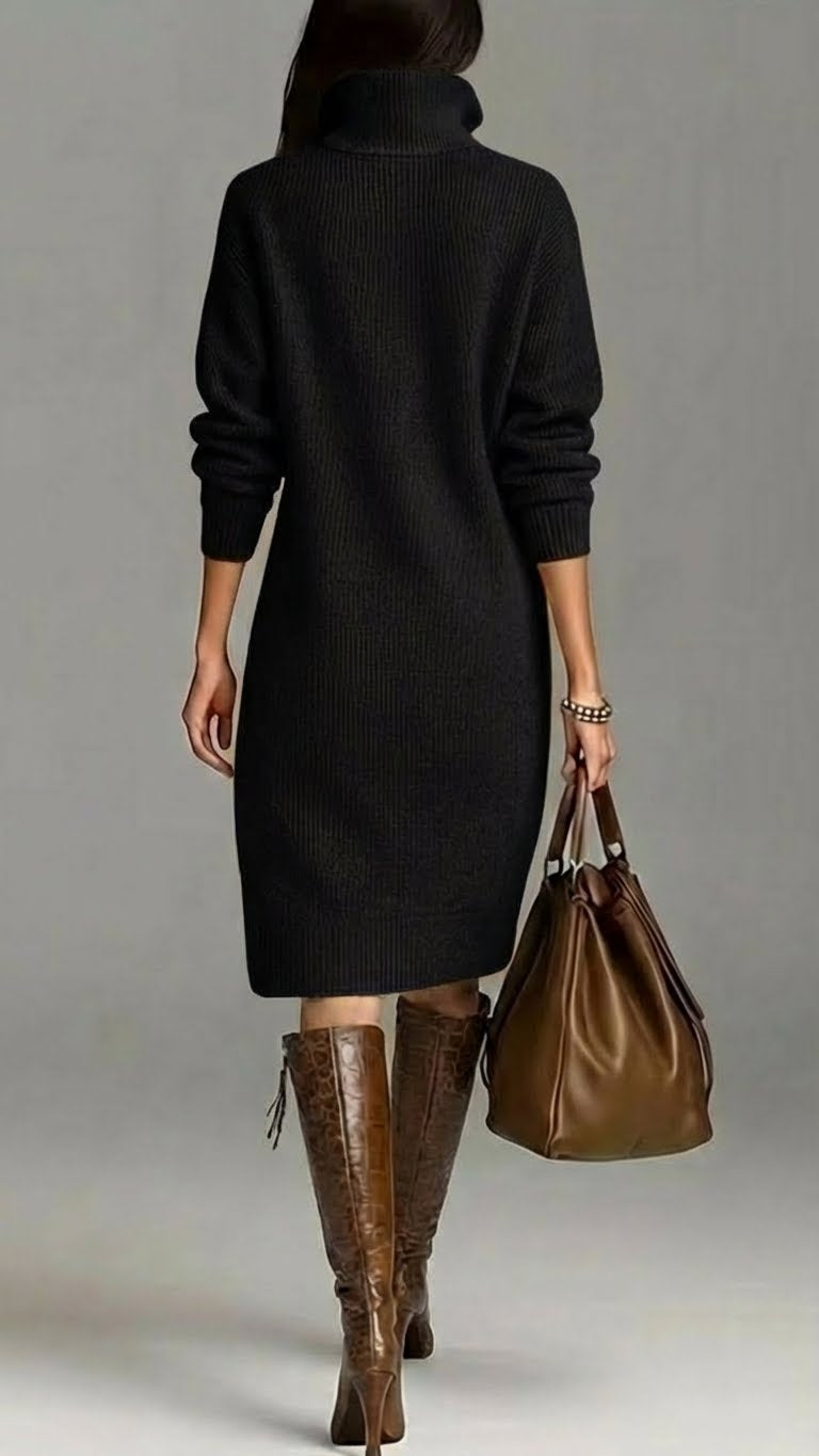 Maribel | Soft Knitted Button Dress