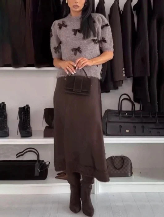 Sherill | Elegant Sweater Dress Set