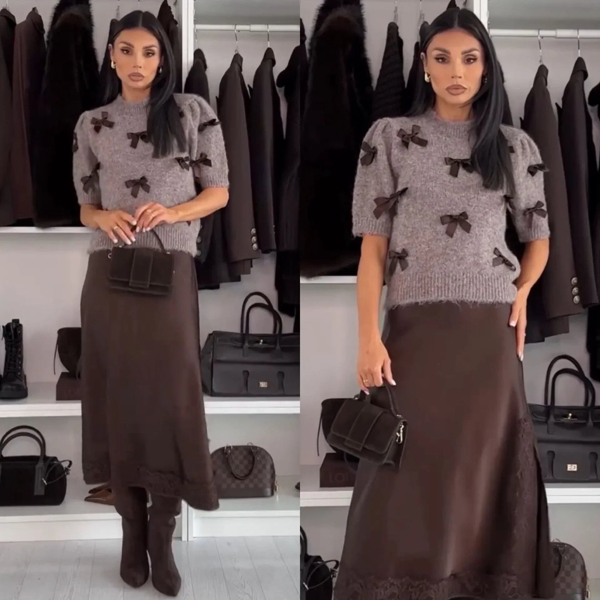 Sherill | Elegant Sweater Dress Set