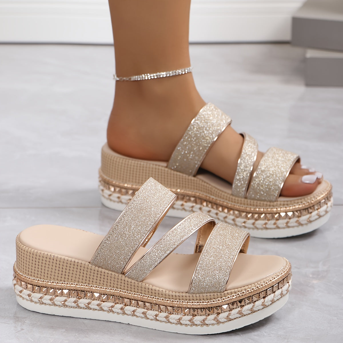 Floella | Comfortable Wedge Sandals