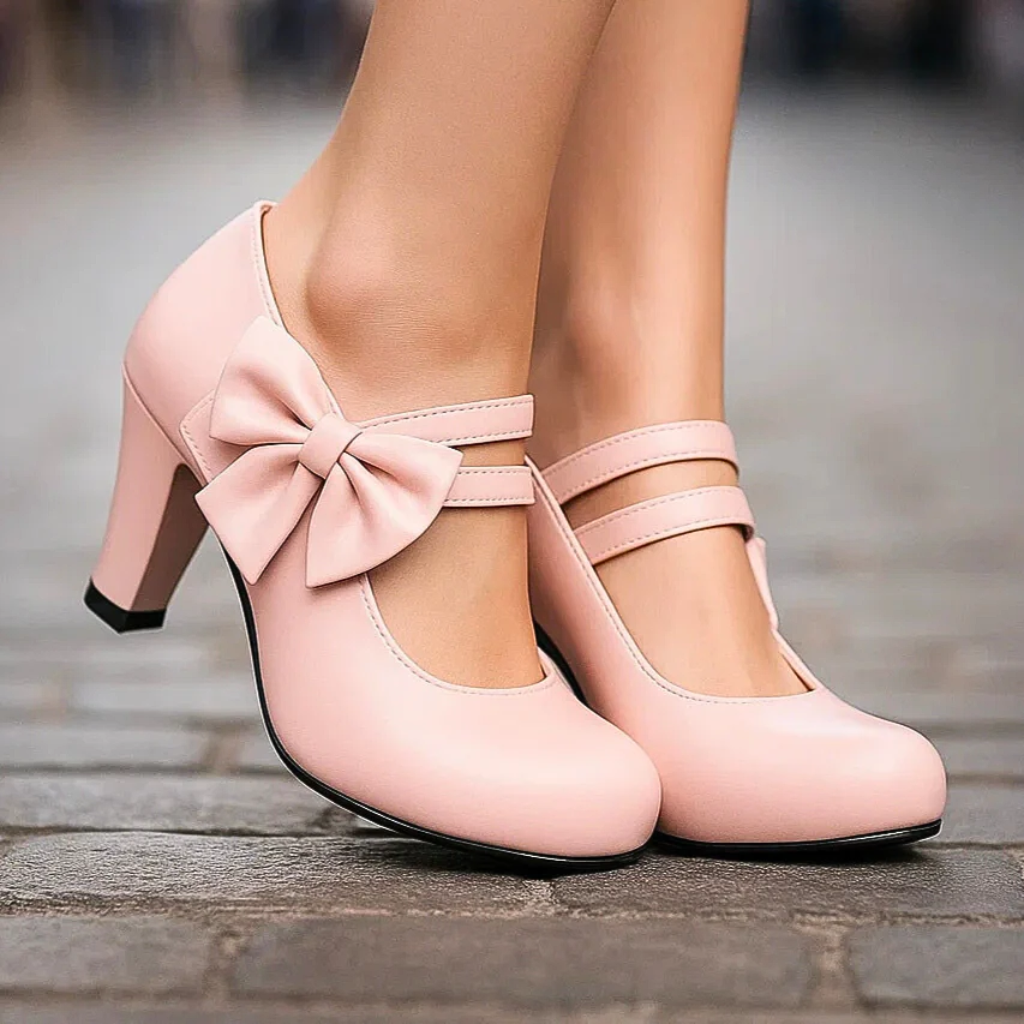 Lessie | Elegant Bow Heels