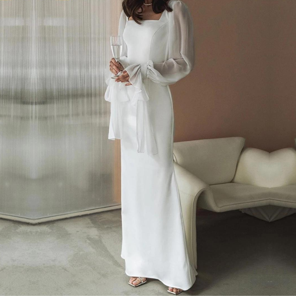 Deonne | Long Sleeve Wedding Guest Dress