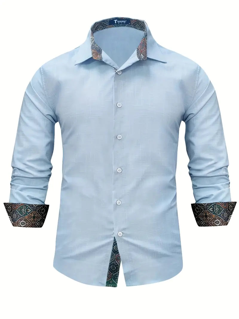 Jaxton | Long Sleeve Button-Up Shirt