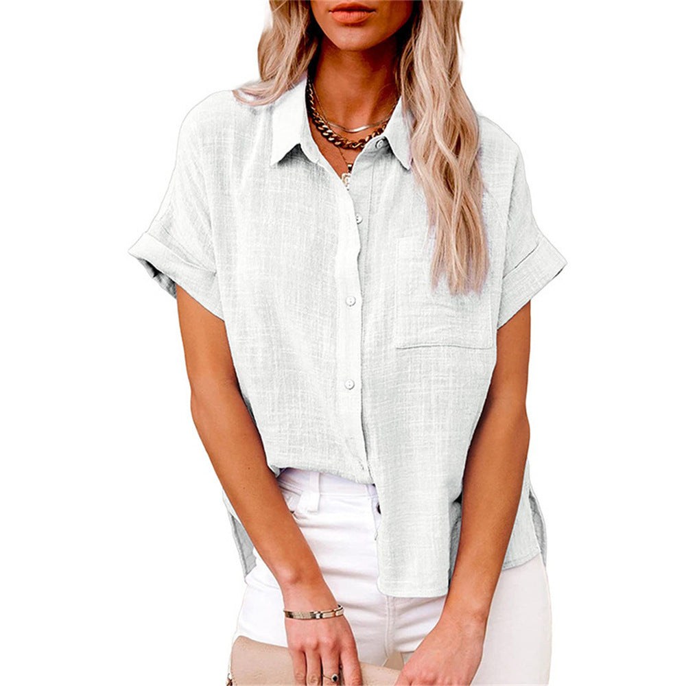 Yasmine | Lightweight Cotton-Linen Blouse