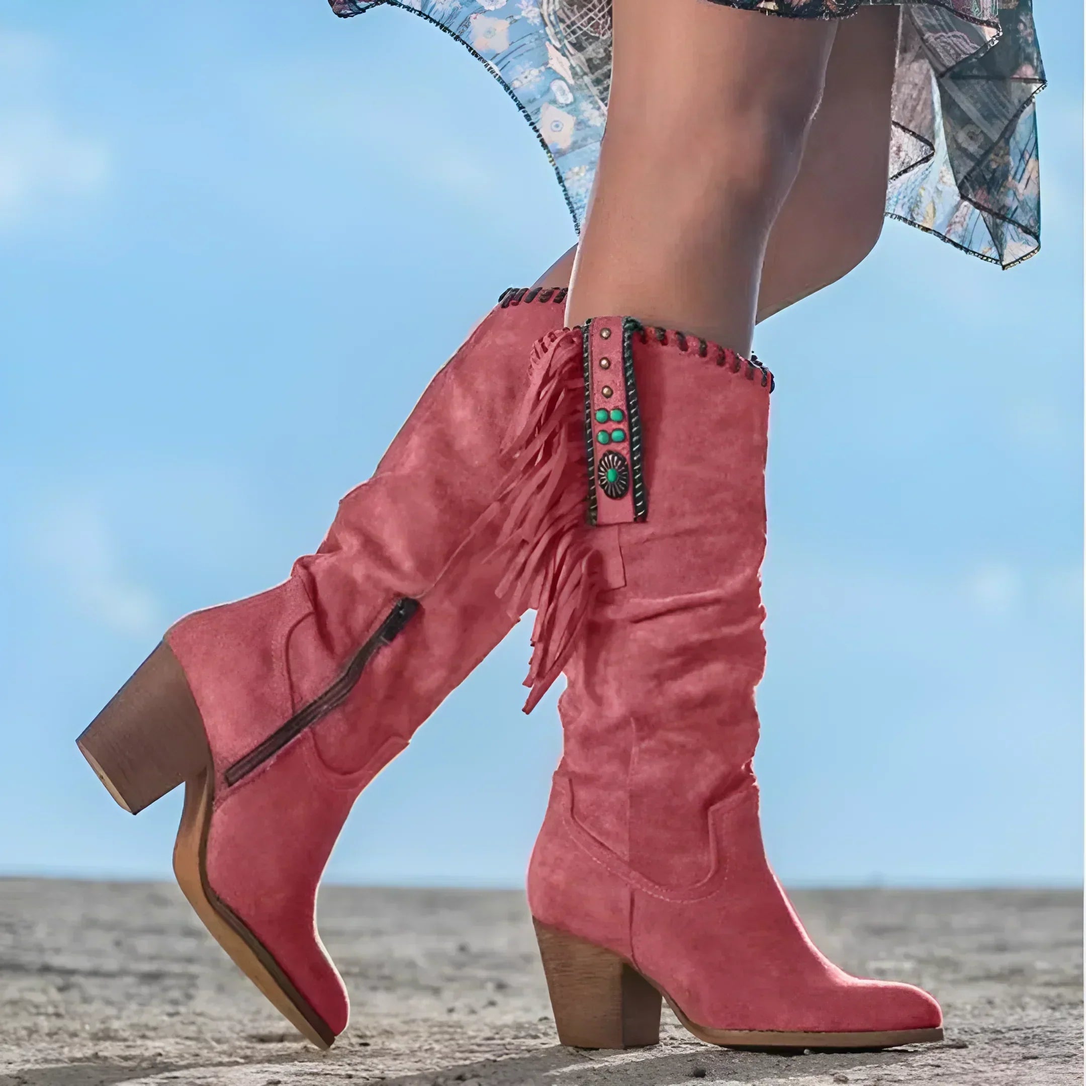 Marceline | Genuine Leather Cowboy Boots