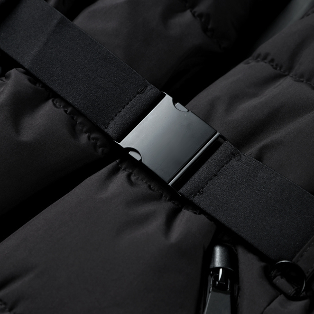 Georgia | Premium Insulated Black Ski Jacket