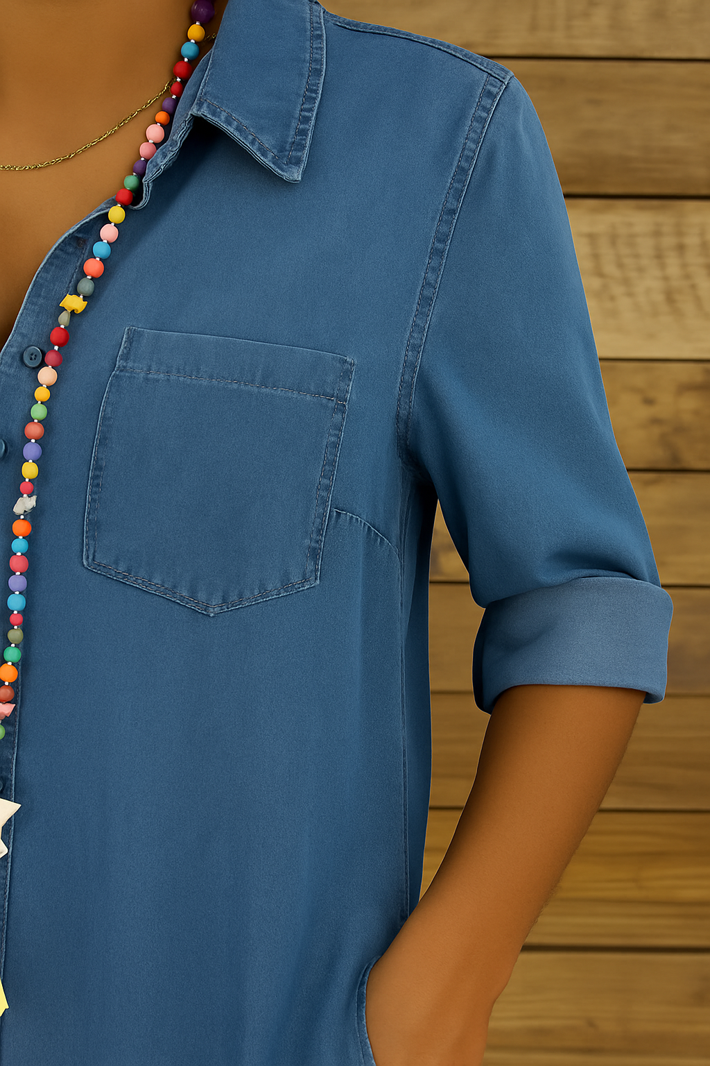 Belen | Denim Shirt Dress