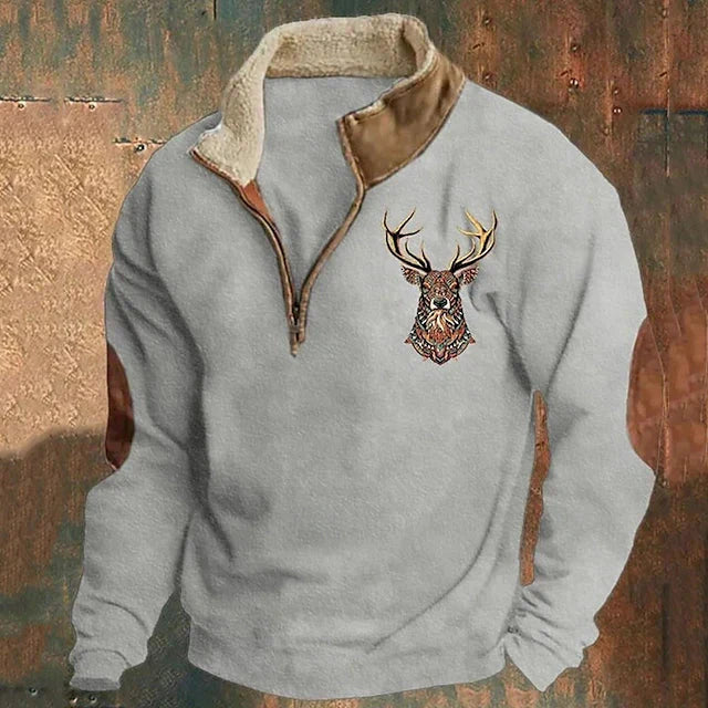 Bennett | Jumper with Deer Detail