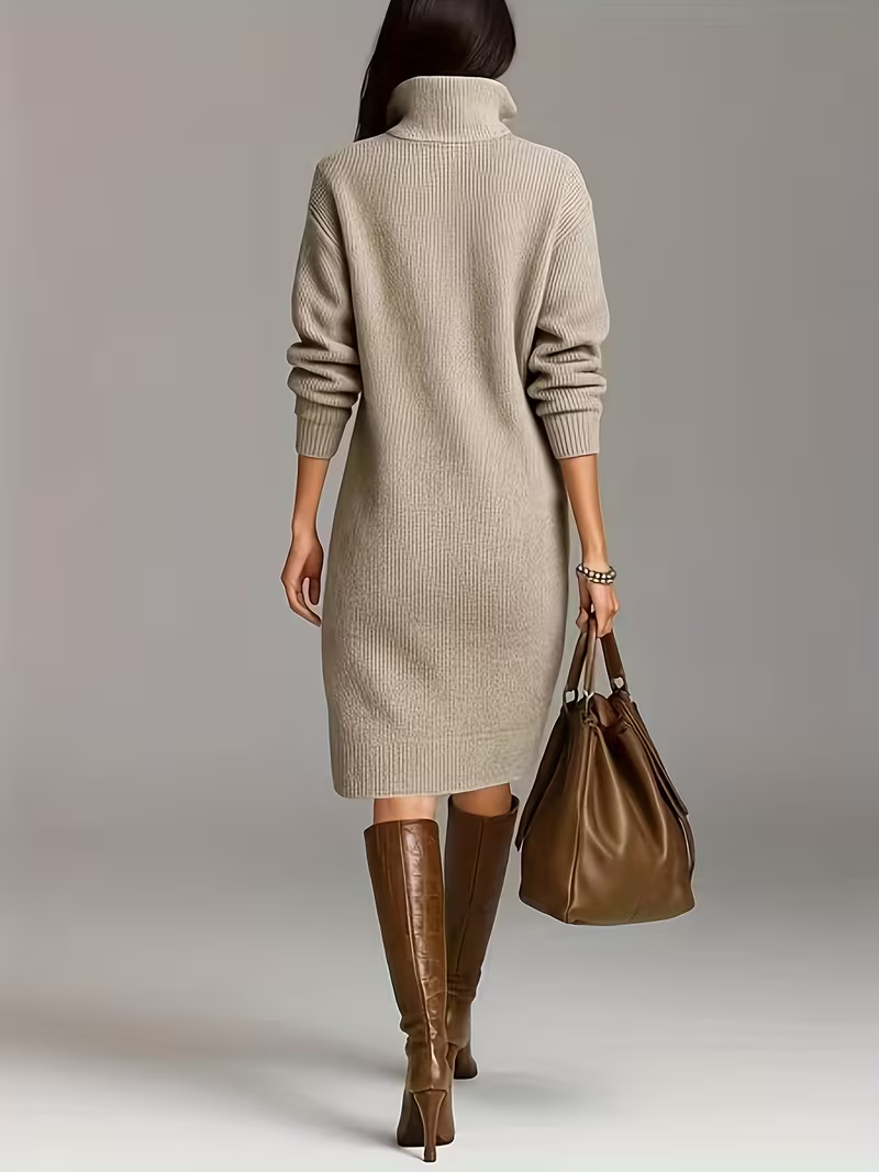 Maribel | Soft Knitted Button Dress